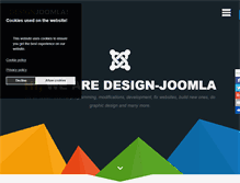 Tablet Screenshot of design-joomla.eu